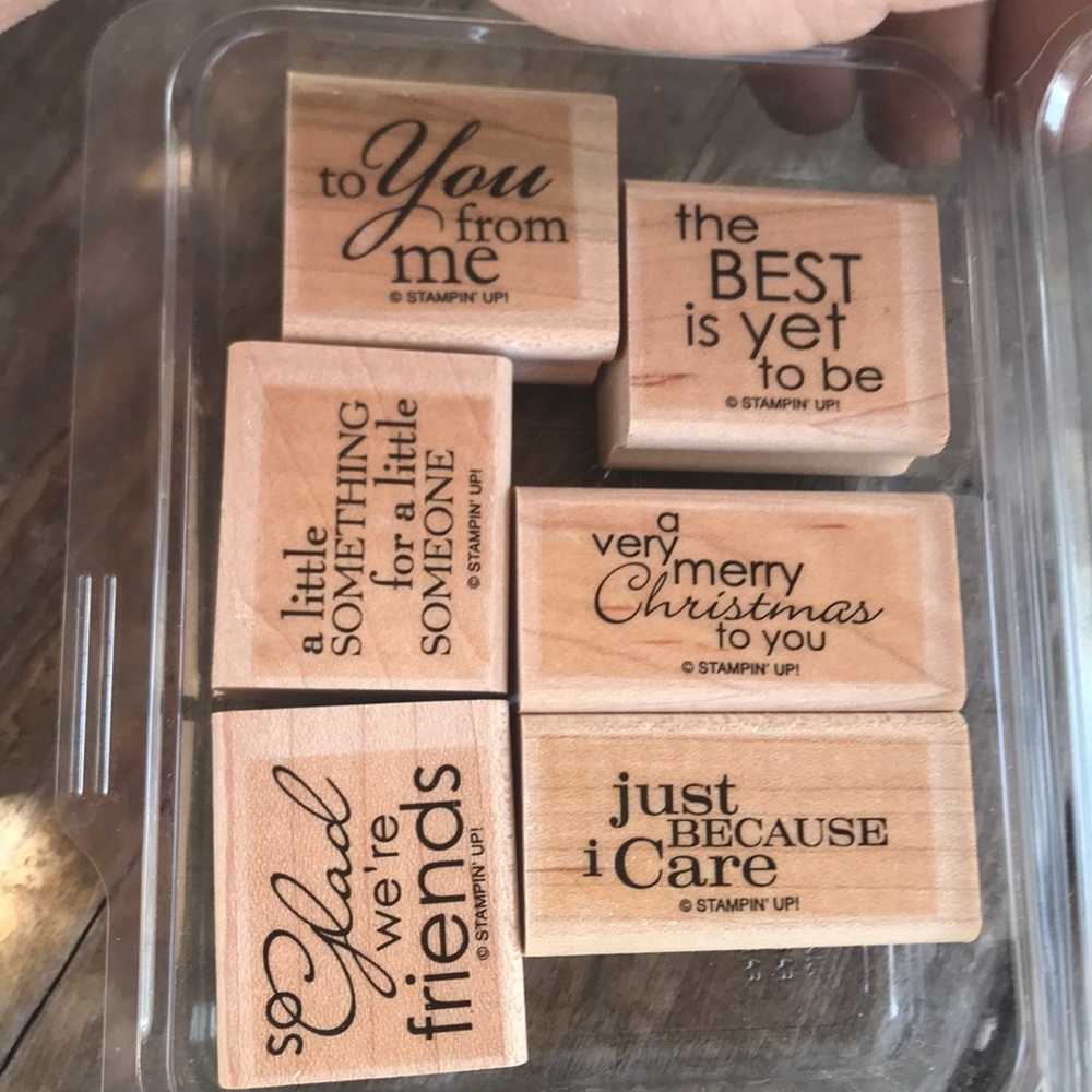 Stampin Up! Best Yet set of 6 stamps